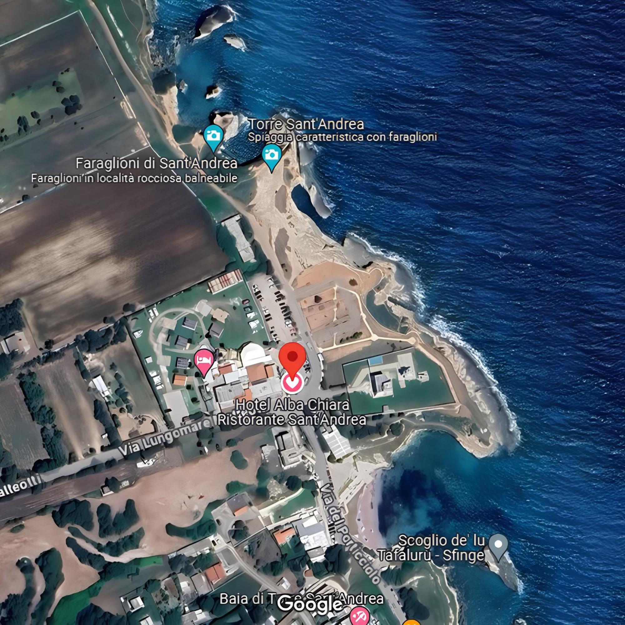 Hotel Alba Chiara Sant'Andrea Salento Exteriör bild